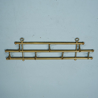 British vintage brass wall hanger #82114