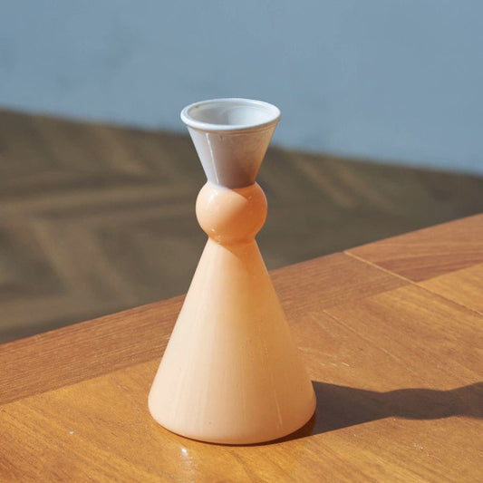 MINI VASE TWO TONE / Gray×Orange