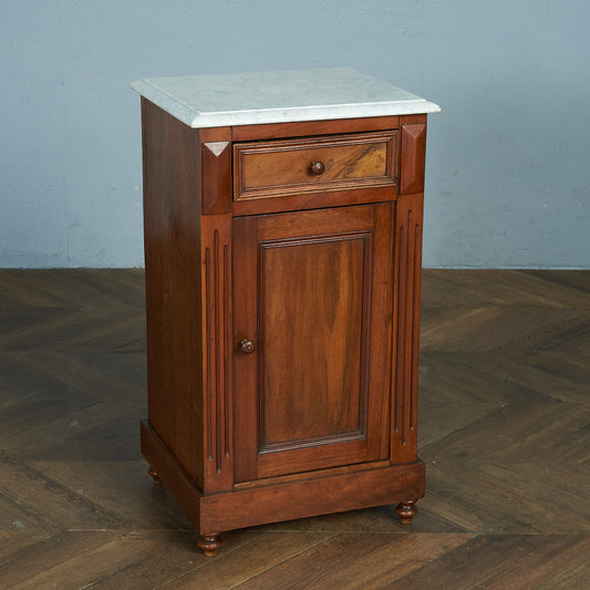 British classic marble top side cabinet #81687