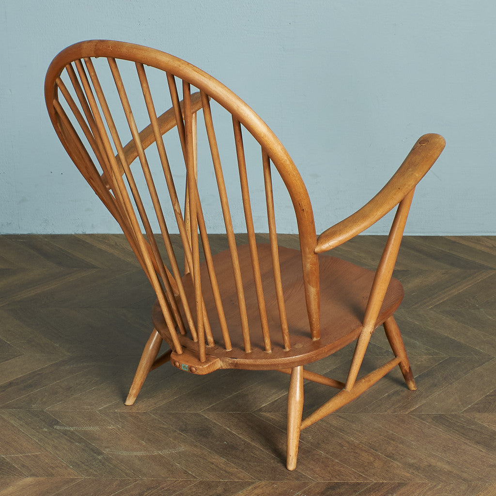アーコール ERCOL ヴィンテージ グランドファザーズチェア / ブルーラベル #77384
