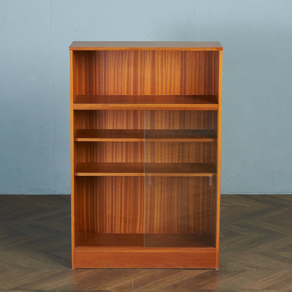 British vintage glass cabinet/bookshelf #83641