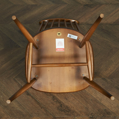 ERCOL Vintage Goldsmith Chair / Round Gold Label #64961