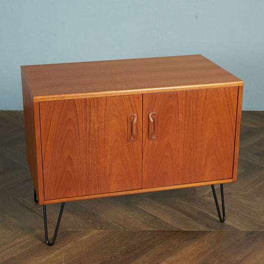 G-PLAN Fresco Side Cabinet / Custom Iron Hairpin Legs #80367
