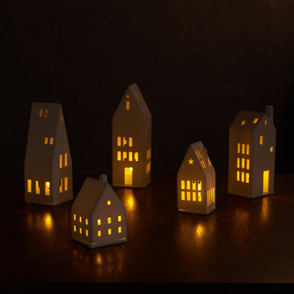LED Candle House / Large Windows