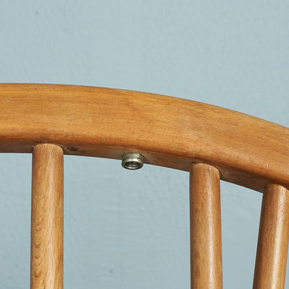 アーコール ERCOL ヴィンテージ グランドファザーズチェア / ブルーラベル #77384