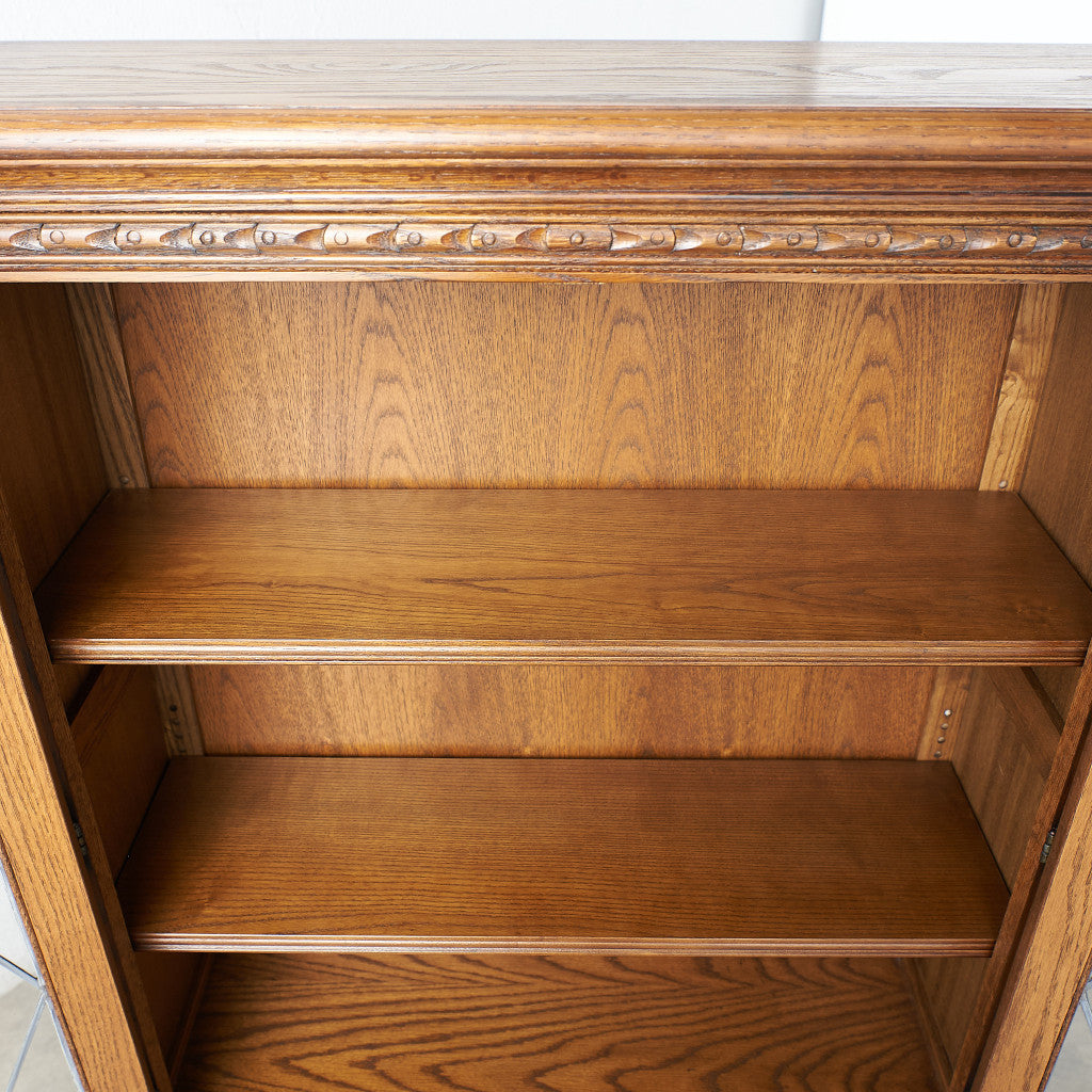 [67403][WOOD BROS]Old Charm Oak Bookcase