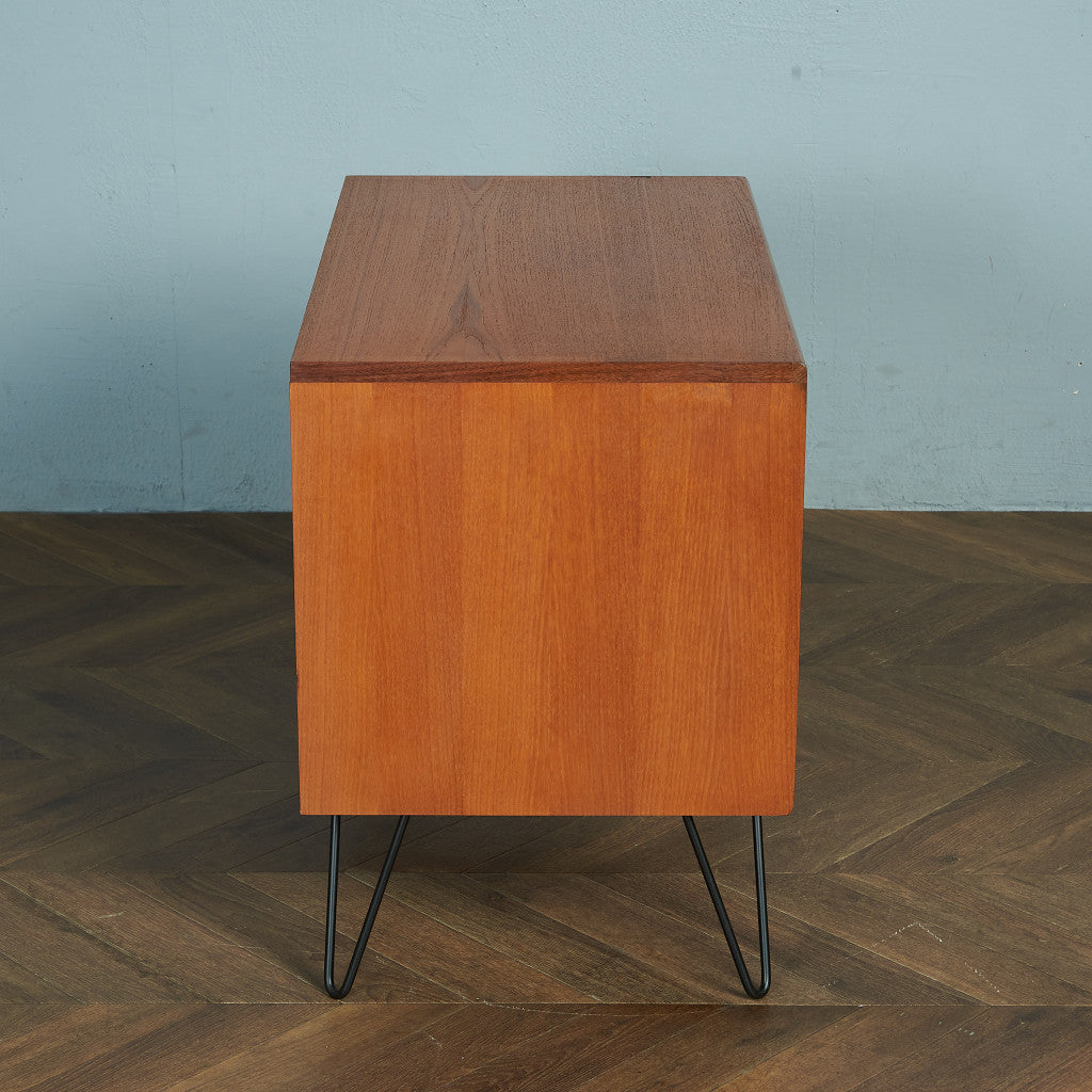 G-PLAN Fresco Side Cabinet / Custom Iron Hairpin Legs #80368