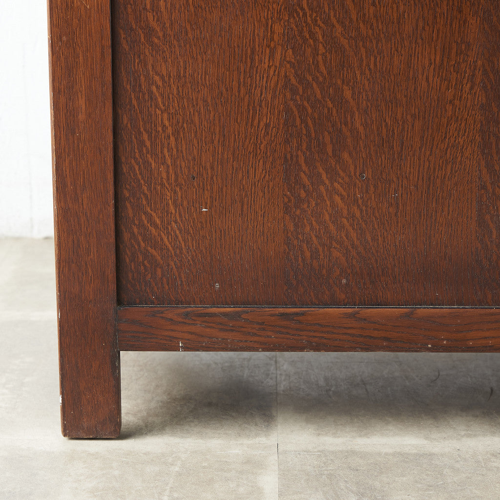 [67252] British classic oak blanket box