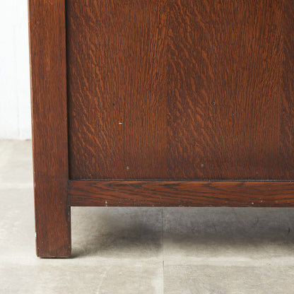 [67252] British classic oak blanket box