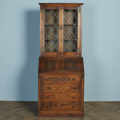Webber Furniture 英国アンティーク ビューローブックケース
