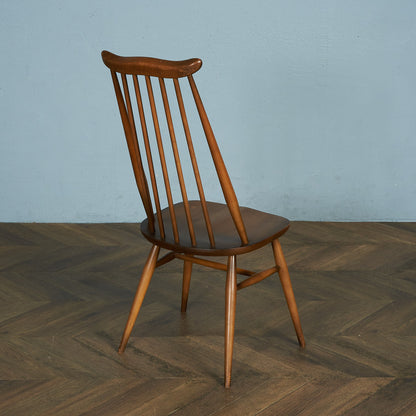 ERCOL Vintage Goldsmith Chair / Round Gold Label #64961