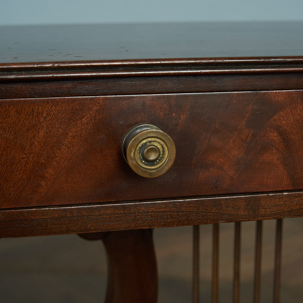 British Classic Harp Motif Side Table #81678