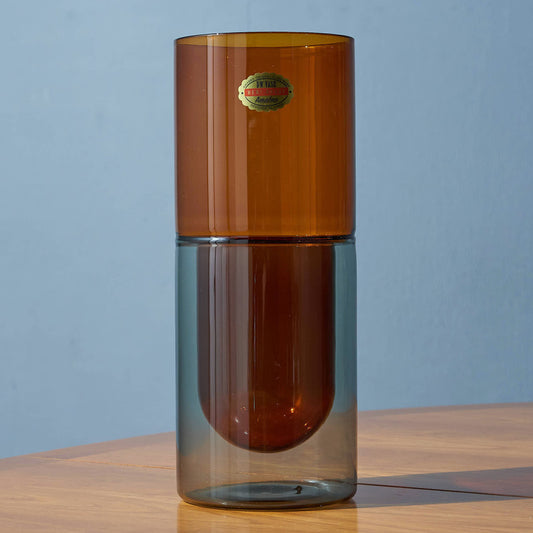 DW VASE Lsize / Amber×Gray