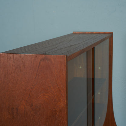 British Vintage Glass Cabinet #80383