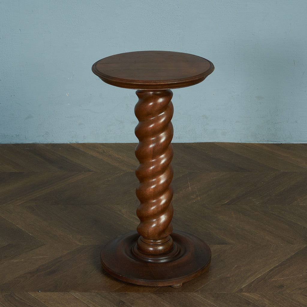 British Classic Burly Twist Leg Side Table #81725