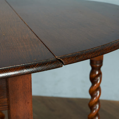 Antique British Drop Leaf Gateleg Table #80313