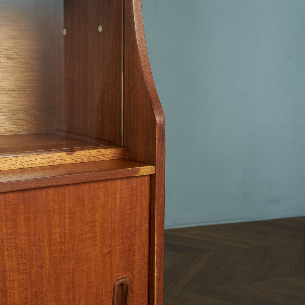 British Vintage Glass Cabinet #80383