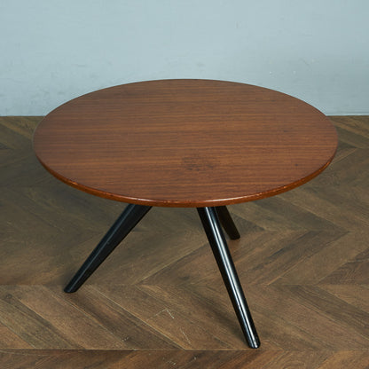 G-PLAN Tola&amp;black round coffee table #80398