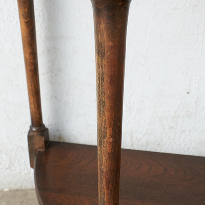 [67606] British Classic Half Moon Table