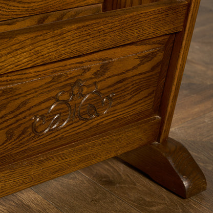 英国クラシック マガジンラック / サイドテーブル #87173