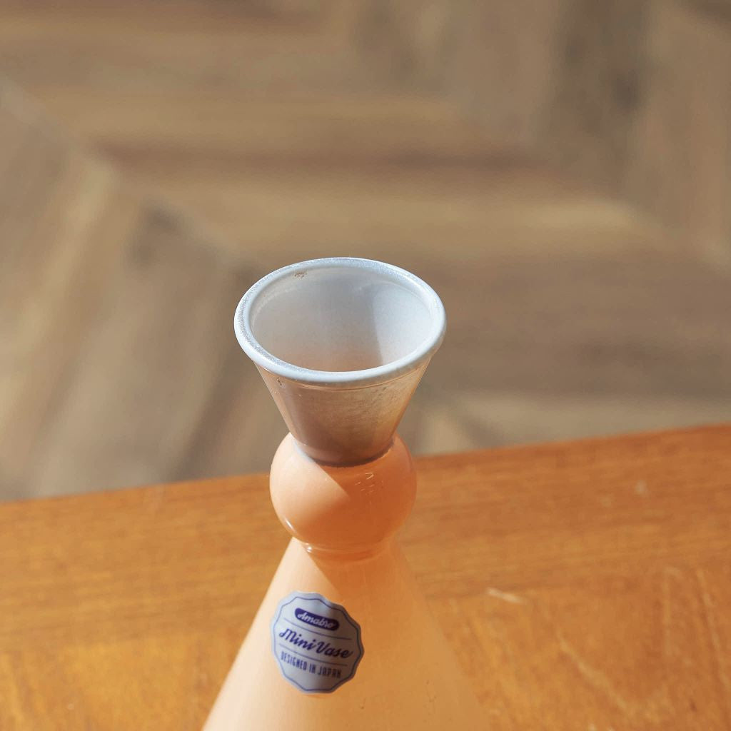 MINI VASE TWO TONE / Gray×Orange