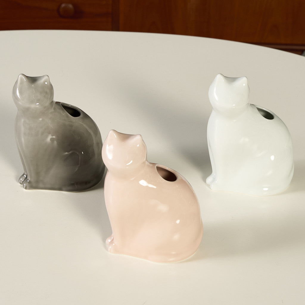 FLOWER VASE / I AM JIKINEKO 白猫