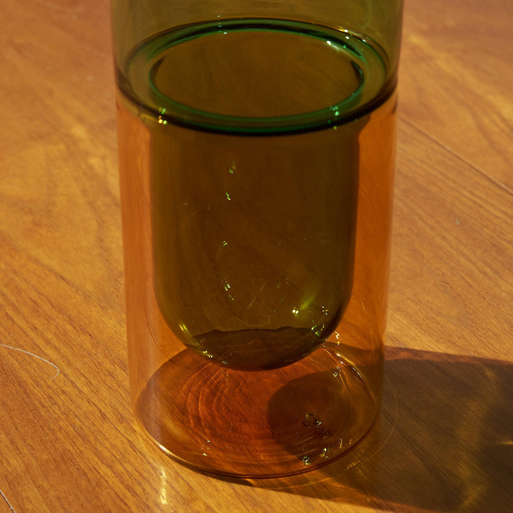 DW VASE Ssize / Green×Yellow