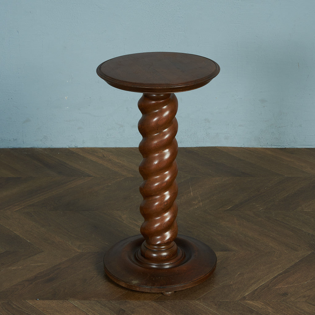 British Classic Burly Twist Leg Side Table #81725