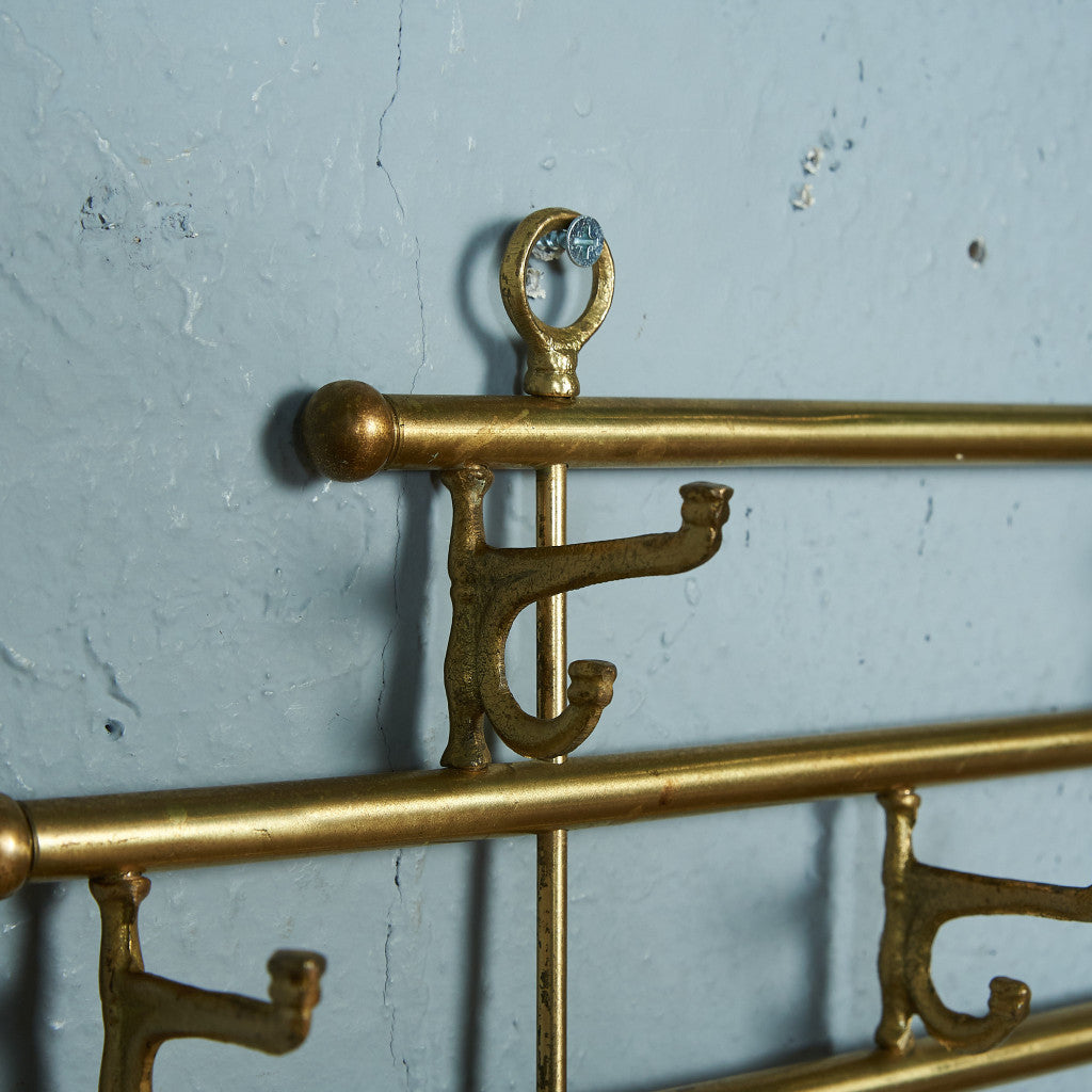 British vintage brass wall hanger #82114