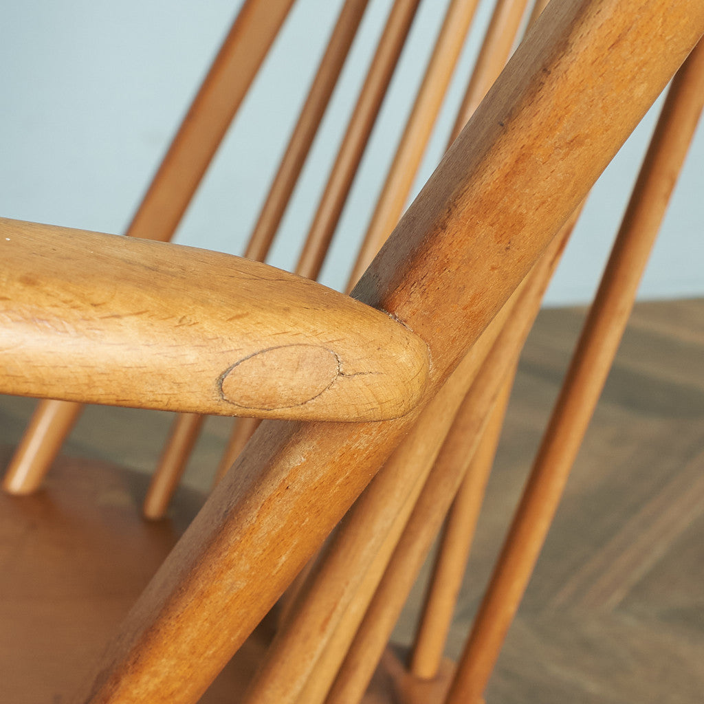 アーコール ERCOL ヴィンテージ グランドファザーズチェア / ブルーラベル #77384