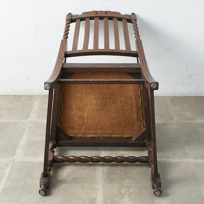 [67207] Antique British Jacobean style armchair