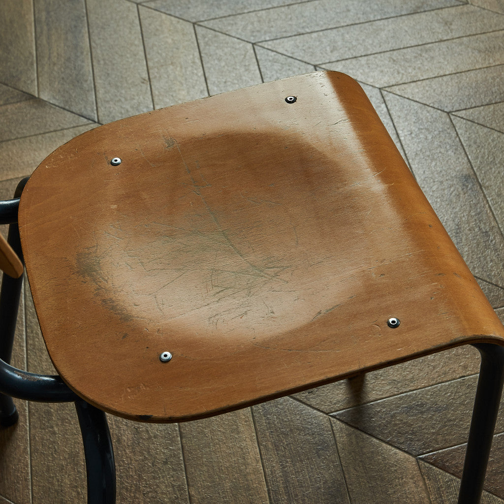 Lecluyse la toupie vintage school chair #74884