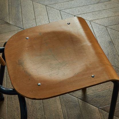 Lecluyse la toupie vintage school chair #74884