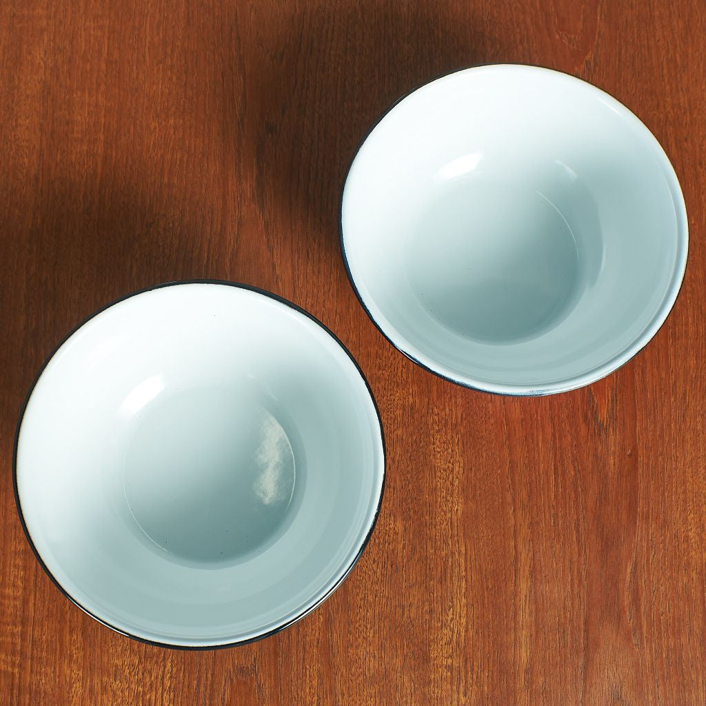 TAZON ホーローボウル 20cm / レッド