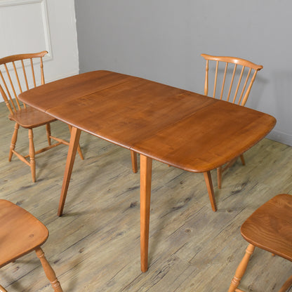 Ercol レクタングル ドロップリーフダイニングテーブル
