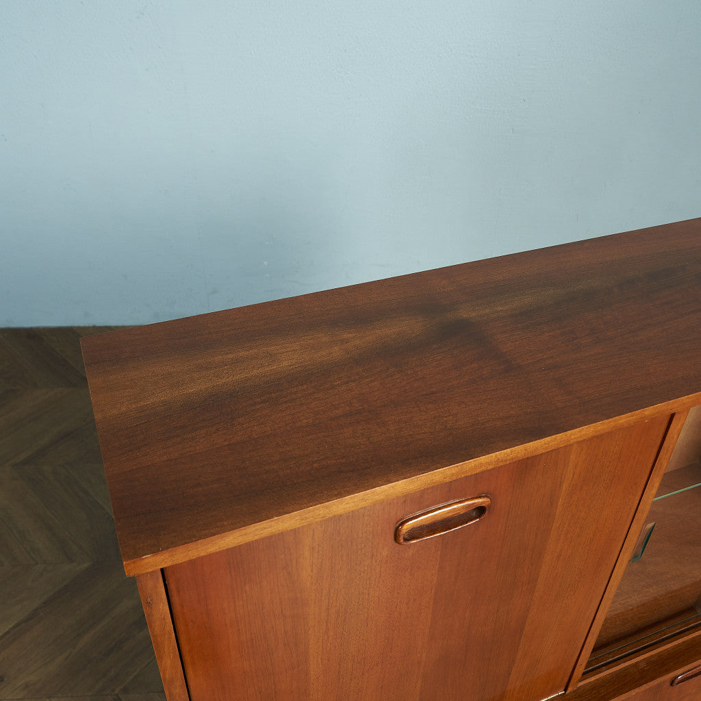 British Vintage Glass Cabinet #80440