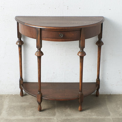 [67606] British Classic Half Moon Table