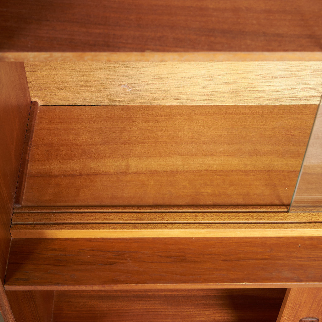 British Vintage Glass Cabinet #80383