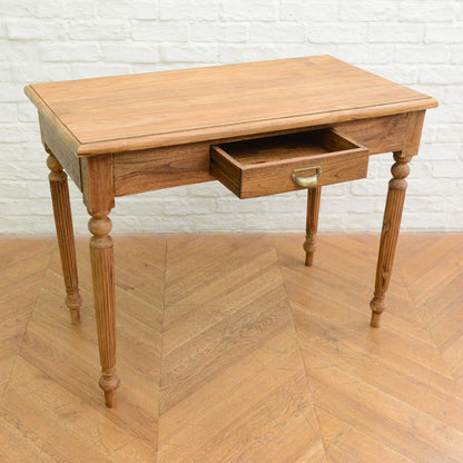 オールドチーク無垢材 コンソールデスク