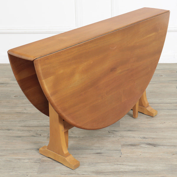 ERCOL オーバル型 ゲートレッグバタフライテーブル