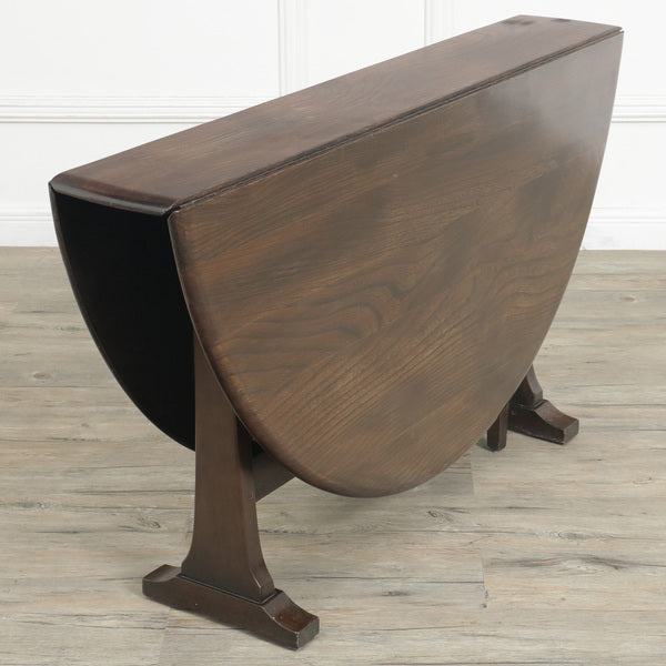 ERCOL オーバル型 ゲートレッグバタフライテーブル
