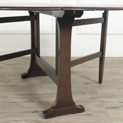 ERCOL オーバル型 ゲートレッグバタフライテーブル