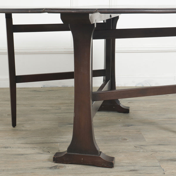ERCOL オーバル型 ゲートレッグバタフライテーブル
