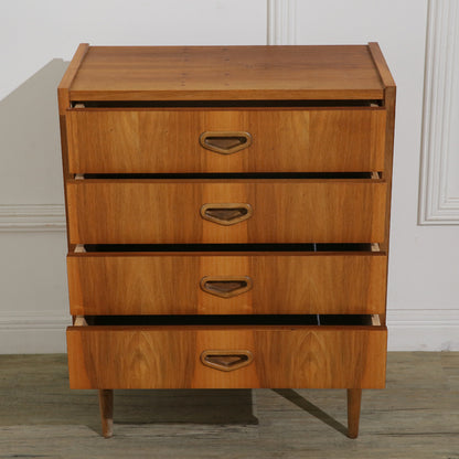 英国ヴィンテージ ウォールナット サイドチェスト