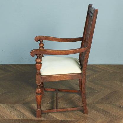 [67205] British classic armchair / seat reupholstered