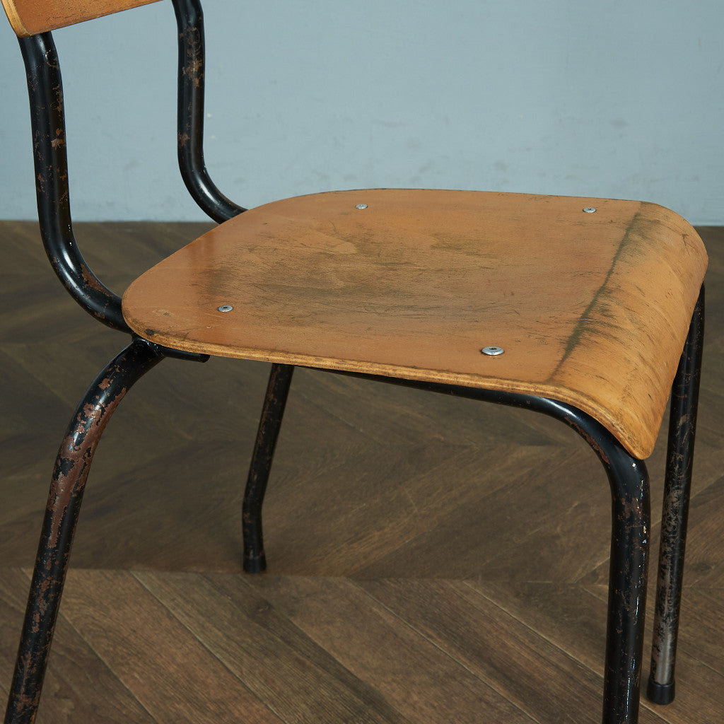 Lecluyse la toupie vintage school chair #74886