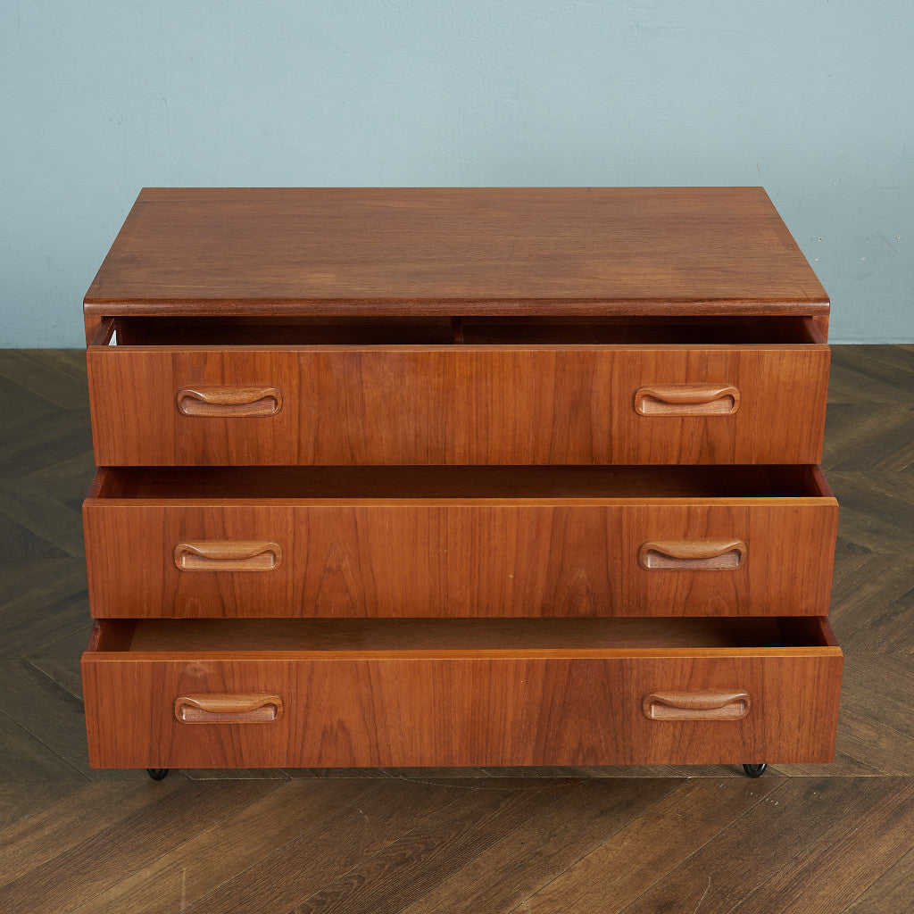 Jeep Lang G-PLAN Fresco 3-Drawer Chest/Custom Iron Legs #80360
