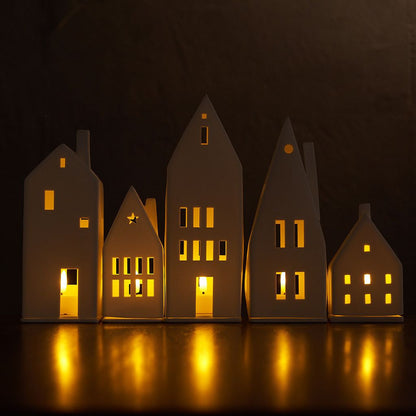 LED Candle House / Large Door