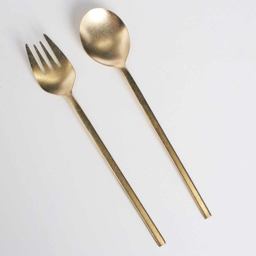 Sukkara and Poku CUTLERY SET / Gold