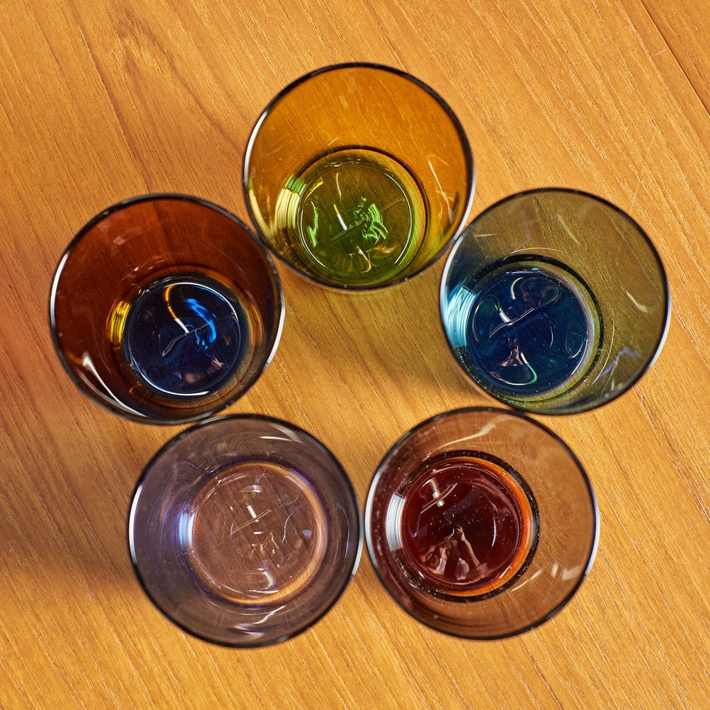 TWO TONE STACKING TUMBLER / Amber × Blue